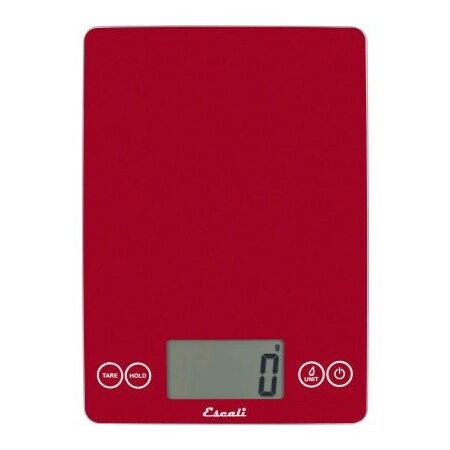 Escali. Escali Arti Glass Digital Scale, Rio Red 157R2